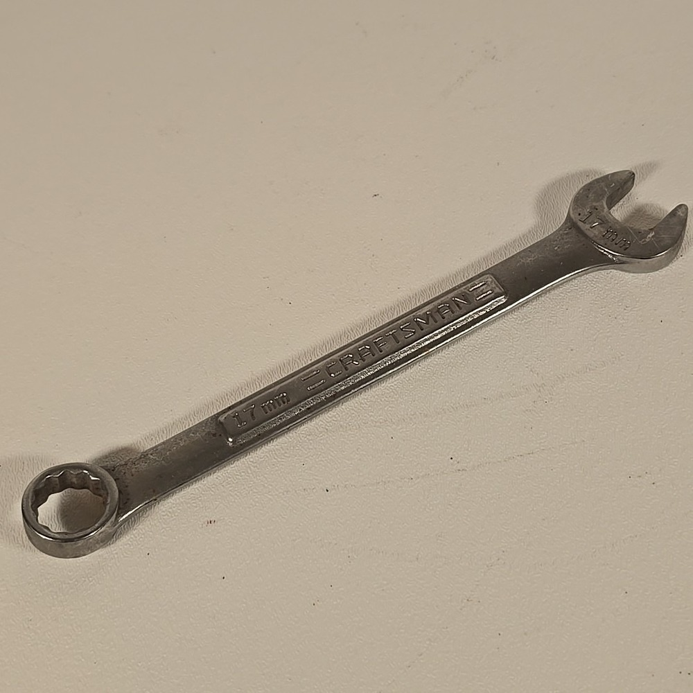 Vintage USA Craftsman 17 mm Combination Wrench VA Series 42929 12pt Boxed End